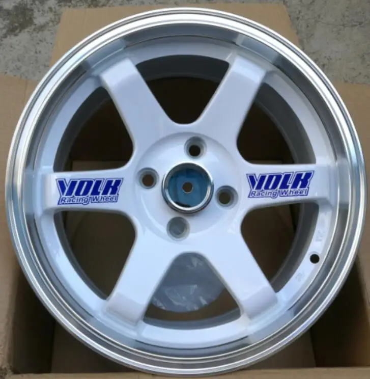 

Replica Rays TE37 15 Inch 15x7.0 4x100 4x114.3 Car Alloy Wheel Rims