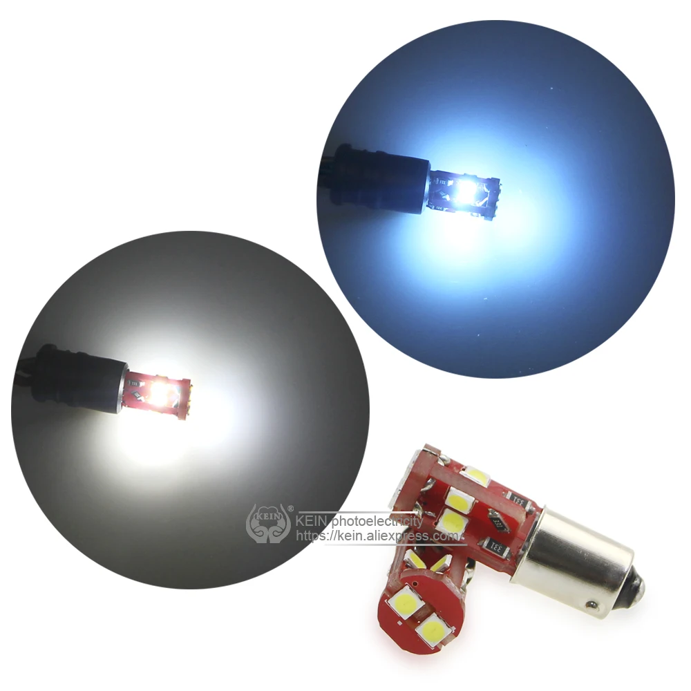 KEIN 2 шт. H21W BA9S BAX9S BAY9S H6W T4W ba9 10smd 3030 боковые габаритные огни для салона автомобиля