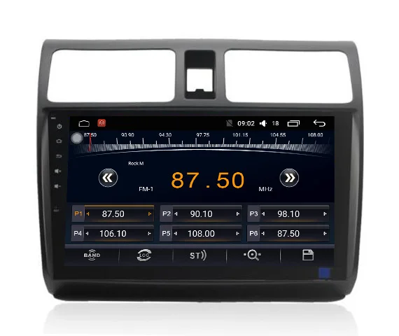 Cheap Nedehe 10.1 inch 8 core  Android 8.1 Car DVD GPS Navigation Car Radio Multimedia for Suzuki Swift 2005 2006 2007 2008 2009 2010 6