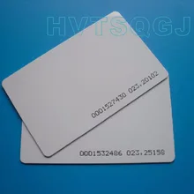 1000 шт./лот 125 кГц, карта RFID ID-карты для контроля доступа по отпечаткам EM4100 4102 TK4100