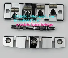 free shipping new 4 strings electric bass guitar bridge in chrome made in Korea L13