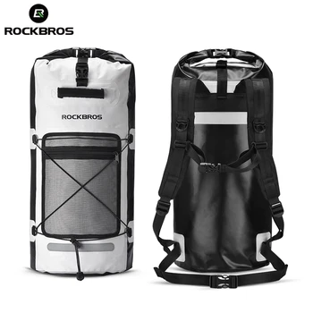 

ROCKBROS Waterproof Bike Cycling Bag Big Capacity Bicycle Bags Foldable Outdoor Storage Package Pannier Rainproof Bike Accessory