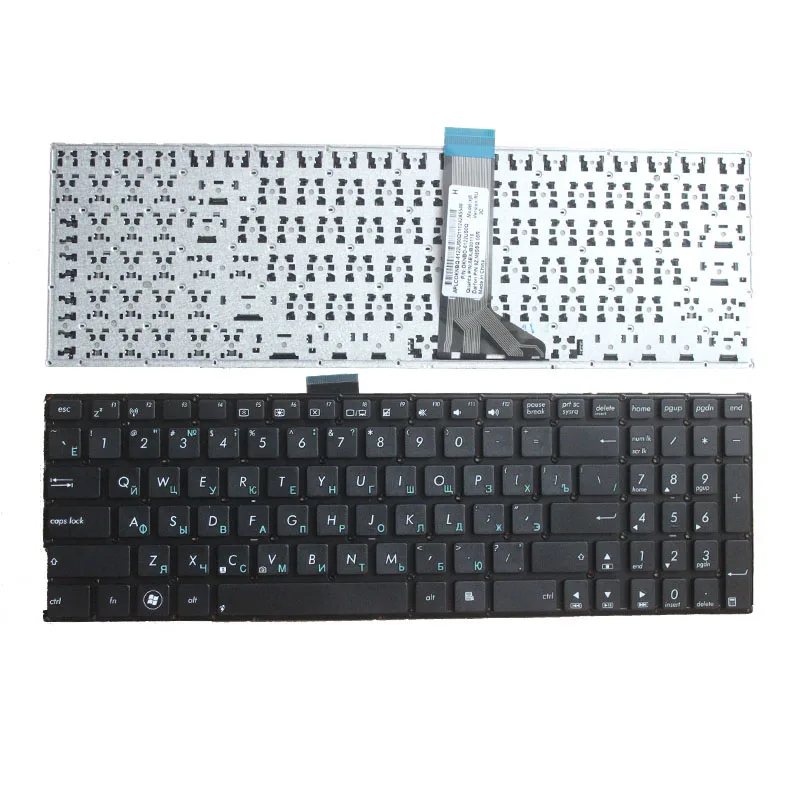NEW Russian Keyboard for ASUS vivobook V500 V500c V500ca S500 S500c s500ca Y583L Y583LD Y583LP Black RU laptop Keyboard