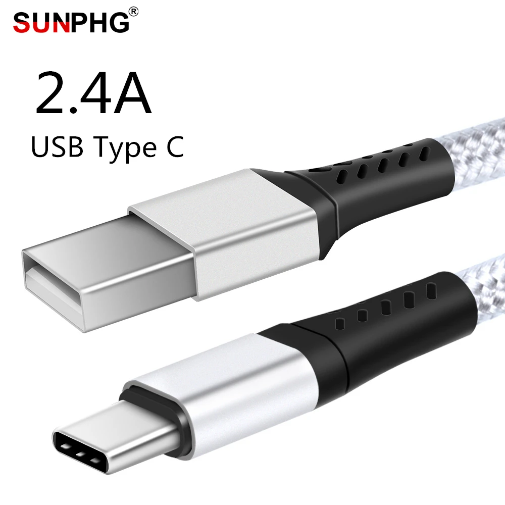 SUNPHG Тип usb C кабель для Xiaomi Redmi Note 7 Быстрая зарядка USB кабели Samsung S9 S8 плюс huawei P20 Дата