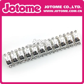 

colorful rhinestone buckle for invitation card ,rhinestone buckle ribbon embellishment