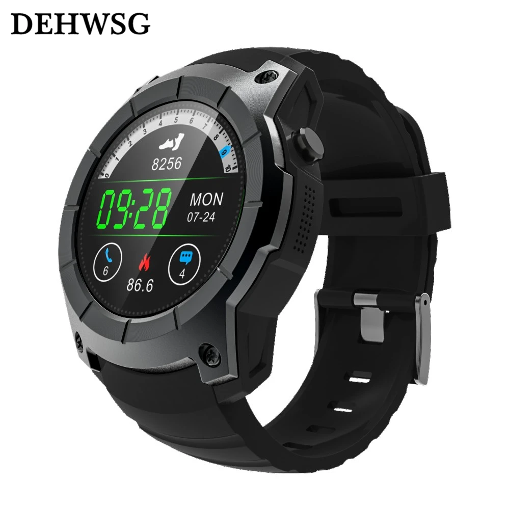 

2017 Heart Rate Monitor Smart Watch Sports Life Waterproof dial call GPS 2G SIM Card All Compatible Smartwatch For Android IOS
