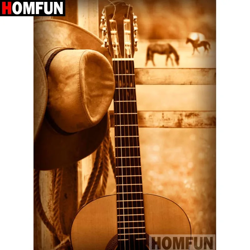 Алмазная живопись HOMFUN A16682 полноразмерная/круглая вышивка крестиком 5D сделай сам