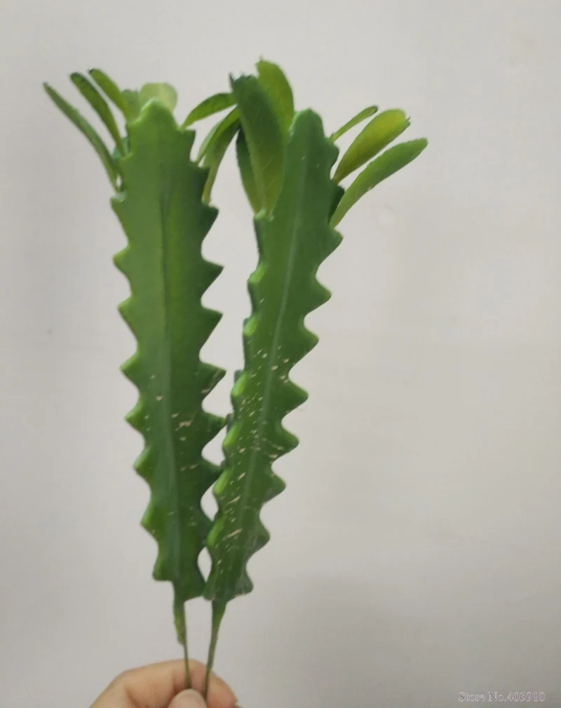 1 шт. поддельные кактус Искусственные суккуленты пластиковые зеленые пустынные листья растений Цветочная композиция реалистичные большие кактусы дешево