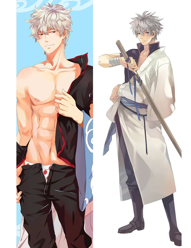 2018 July Anime GINTAMA персонажи Sakata Gintoki & Kagura Dakimakura наволочка обнимающая Подушка