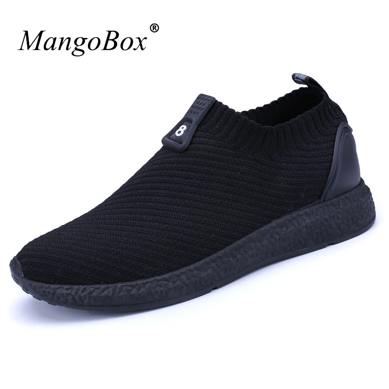 Cheap Mans Sport Shoes Spring Summer Jogging Sneakers Black Mens Athletic Sneakers Slip On Shoes ...