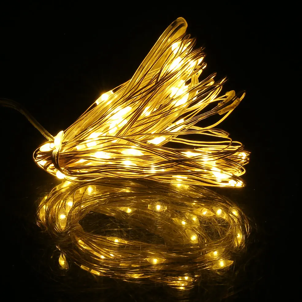 

2PCS 6m 60 LED String Light Party Decoration 3AA Battery Box With Remote Control