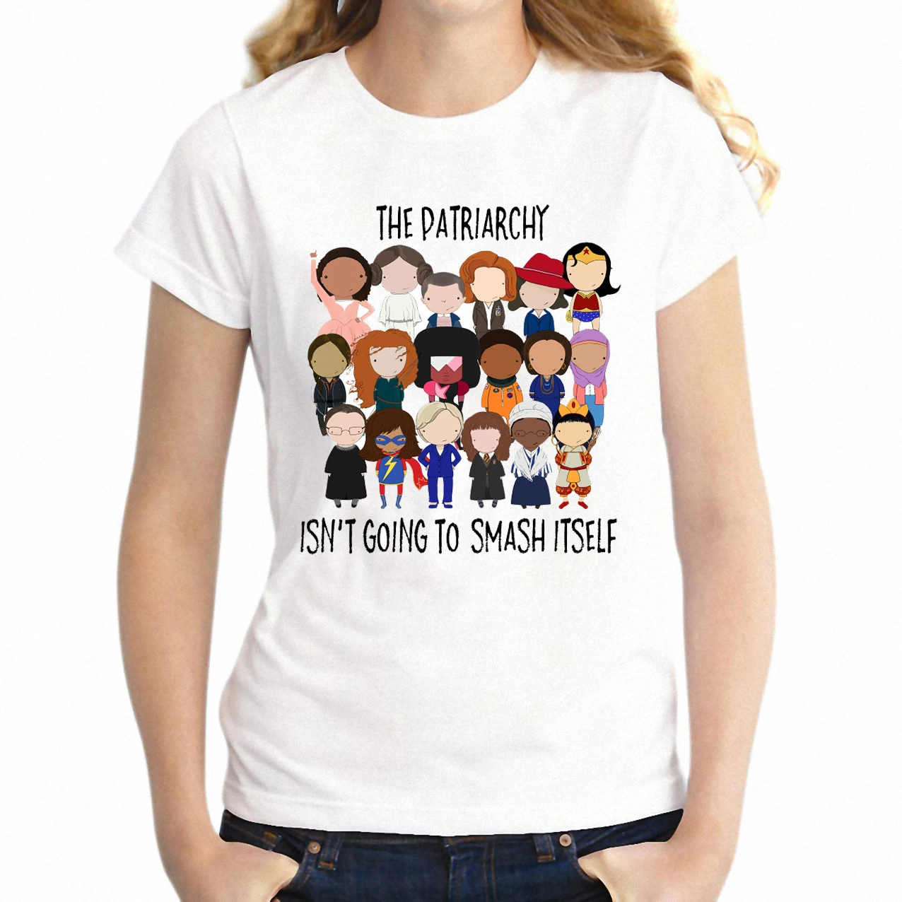 

Women's T Shirt The Patriarchy Isn't Going To Smash Itself Garnet Eleven Judge Ruth Ginsburg Feminism Feminist Girl's Tee