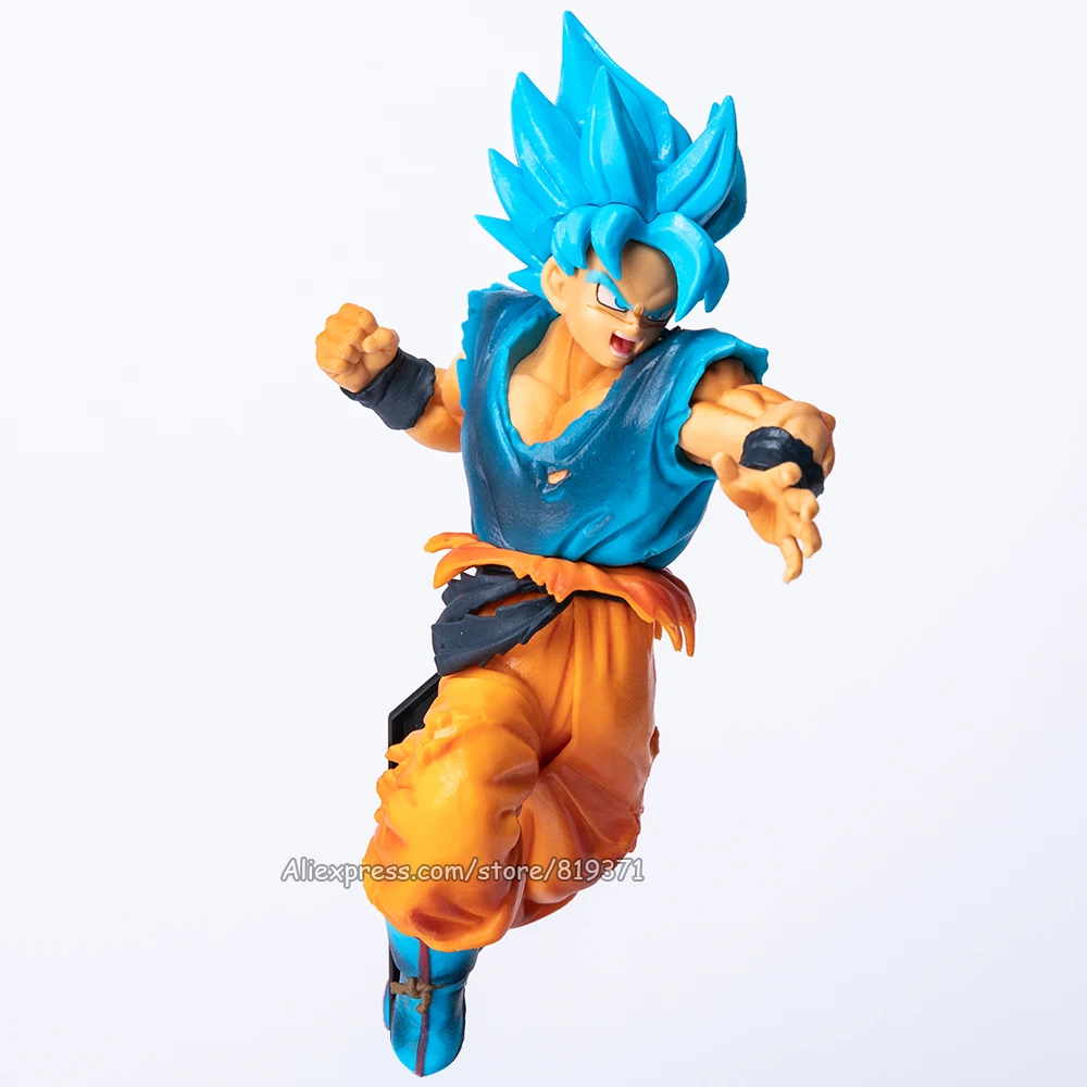 Фигурки героев фильма Super Broly 2021 Сон Гоку потрясающие солдаты Саян Бог синие