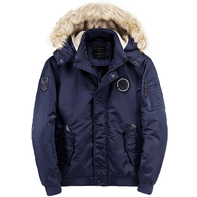 

Winter Jackets Men 2017 New Thick Warm Hooded Parka Male Windproof Parkas Men Windbreak Outwear 0133