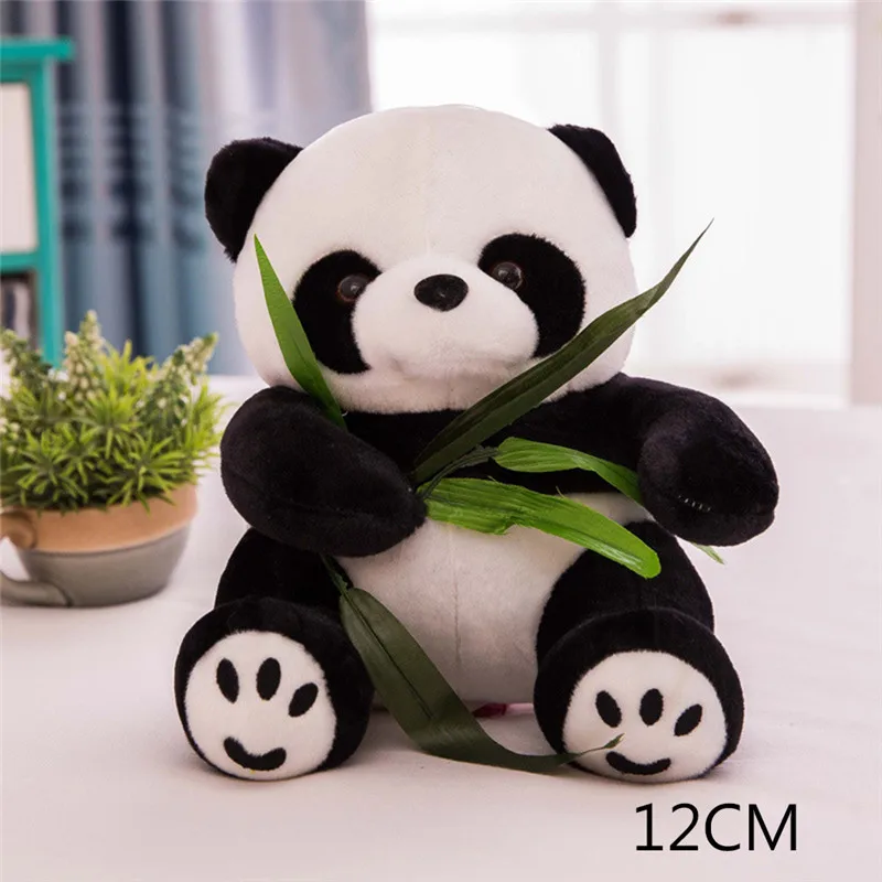 9-16cm 1Pc HOT Large Size Panda Doll Plush Toy Baby Bear Pillow Panda Cloth Doll Kids Toys Baby Birthday Gift For Children
