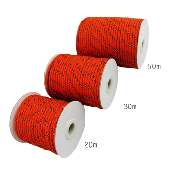 

Shinetrip Reflective String Windproof Tent Rope 4MM Diameter Guy Line Tent Kits Camping Rope Reflective Guy Ropes for Tents