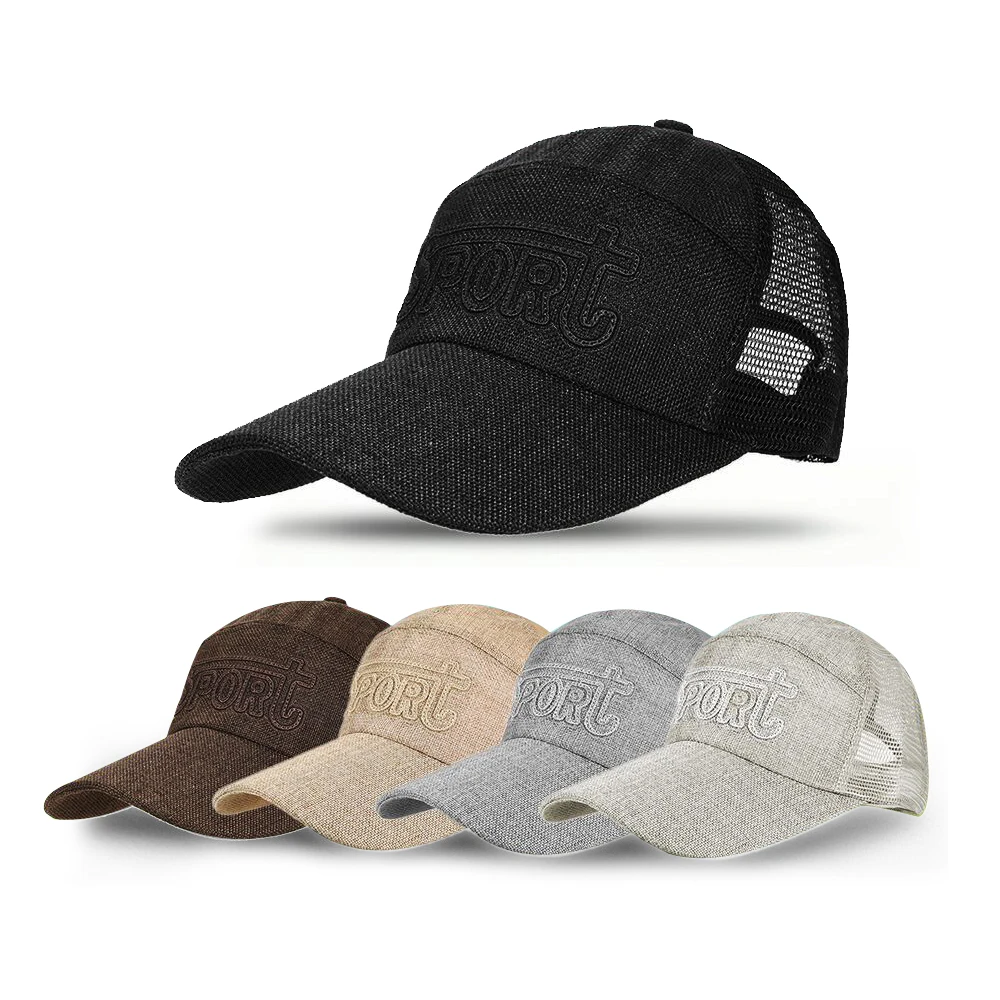 Buy Spring Men Women Mesh Baseball Caps Quick Dry