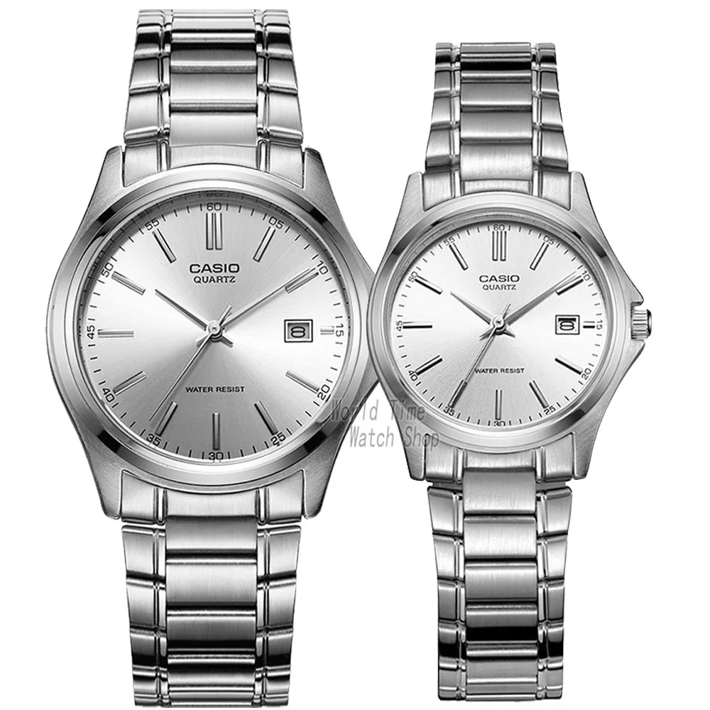 Мужские часы Casio Мужские часы Set Top Brand Роскошные женские часы Кварцевые наручные часы Спортивные мужские часы Водонепроницаемые женские часы Luminous Pair Design Model relogio feminino masculino reloj hombre - Цвет: 1183A7A-1183A7A