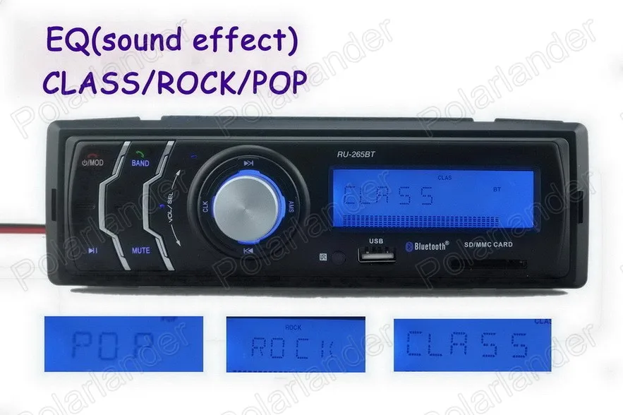 Лучший sellingn Высокое качество 12 в Bluetooth музыкальный телефон автомобильный стерео fm-радио MP3 аудио проигрыватель USB SD AUX в тире 1 din
