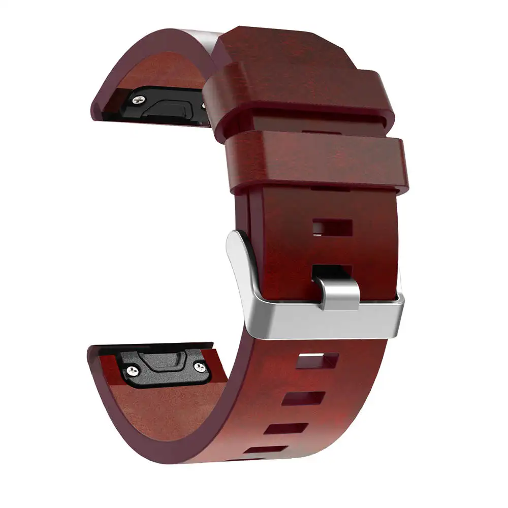 2018-new-Quick-release-bracelet-watchbands-genuine-leather-strap-watch-band-accessories-wristband-For-Garmin-Fenix (4)