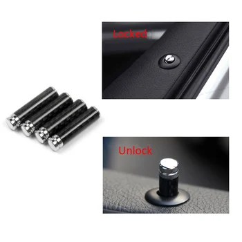 

Carbon Fiber Door Lock Stick Pin Cap Car Interior Styling For BMW E46 E39 E60 E90 E36 F30 F10 E53 E34 E30 E70 X3 X4 X5 X6 M3 M5
