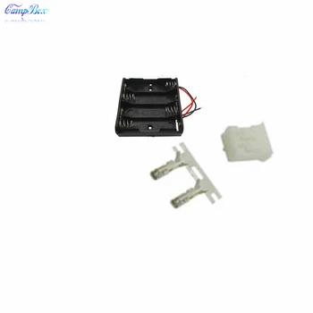 

50Pcs 4xAA Battery Case Holder Socket Wire Junction Boxes With 15cm Wires, PH 2.0 Header and Crimps