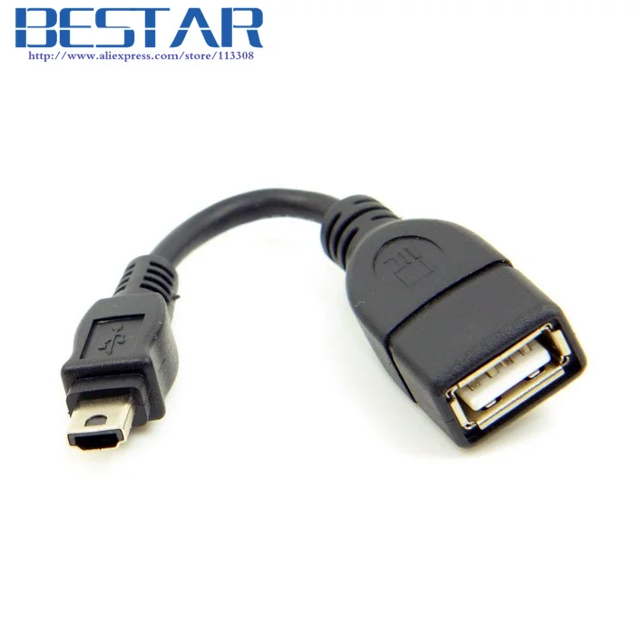 (100 pieces/lot) Mini A VMC UAM1 USB 2.0 OTG Cable Mini A Type Male to