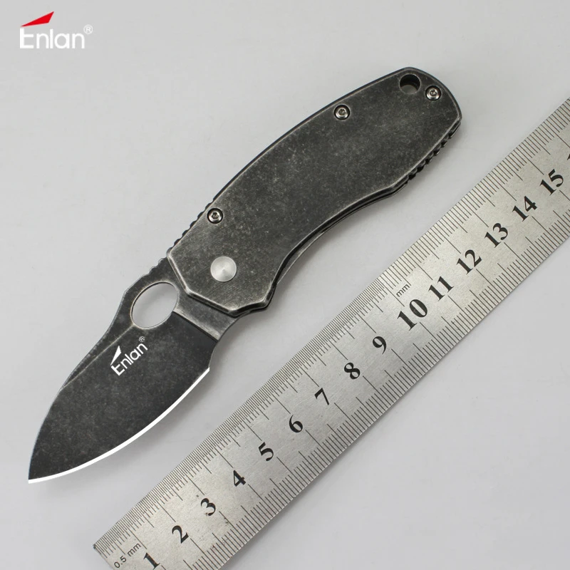 ENLAN EW105 карманный мини-нож 8Cr13Mov лезвие стальная ручка складной нож Кемпинг Охота брелок для выживания резак для фруктов EDC нож