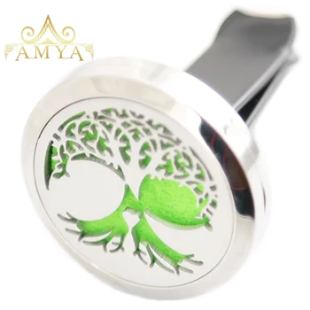 

10PCS New Arrive 30mm Diffuser 316 Stainless Steel Car Aroma Locket Essential Oil Car Diffuser Lockets Free 40Pcs Pads