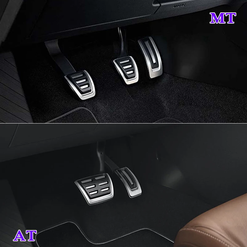 Автомобильный Стайлинг, автомобильные педали акселератора для Volkswagen Touran-, внутренние газовые педали AT& MT, декоративная крышка, автомобильные аксессуары