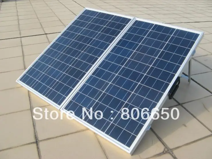 

USA stock 120 Watt 18V Poly portable Folding solar panel for 12v battery, RV boat,car , free shipping
