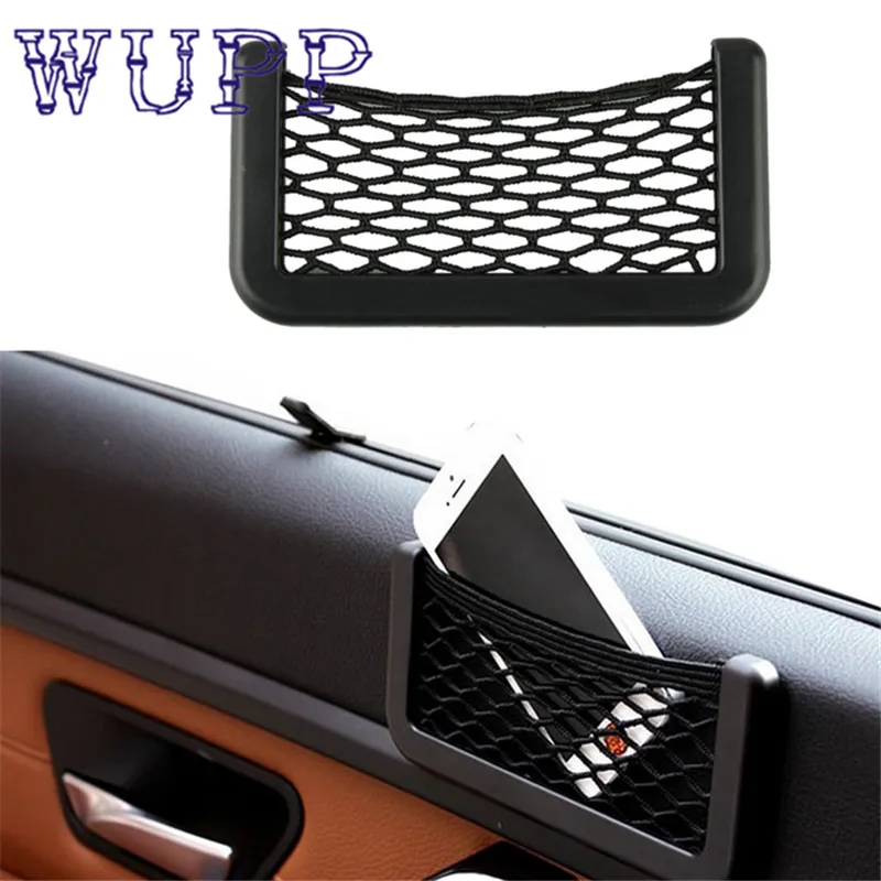 

Vehicle Car-styling Automotive Bag With Adhesive Visor Car Net Organizer Pockets Net filet voiture netting AA#