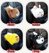 Creative Car Armrest Tissue Box Multi-use Hanging Type Seat Back Type Car Shade Block Cartoon Cute Interior Accessories Washable