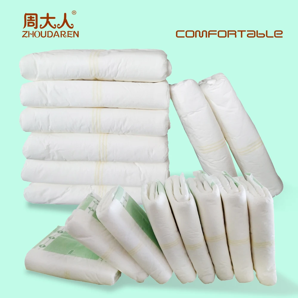 Non Woven Fabric Material Adult Diaper Nappy Coverin Adult Diapers