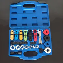 Высокое качество 22 шт. all-автомобильный Кондиционер насосно-компрессорных труб функция быстрого подключения снос комплект топливная труба удаление хладагента инструмент