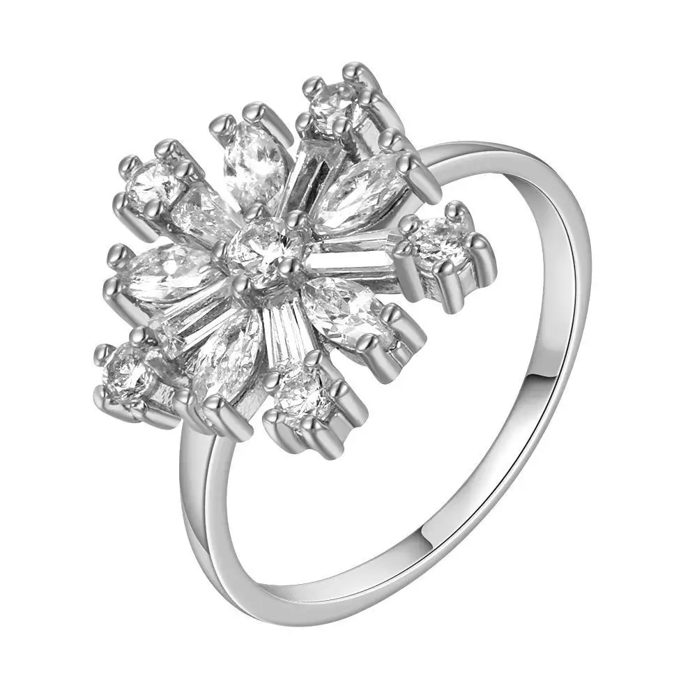 R557 WholesaleHigh QualityNickle Free AntiallergicNew Fashion Jewelry 18K Real Gold PlatedRing For Women