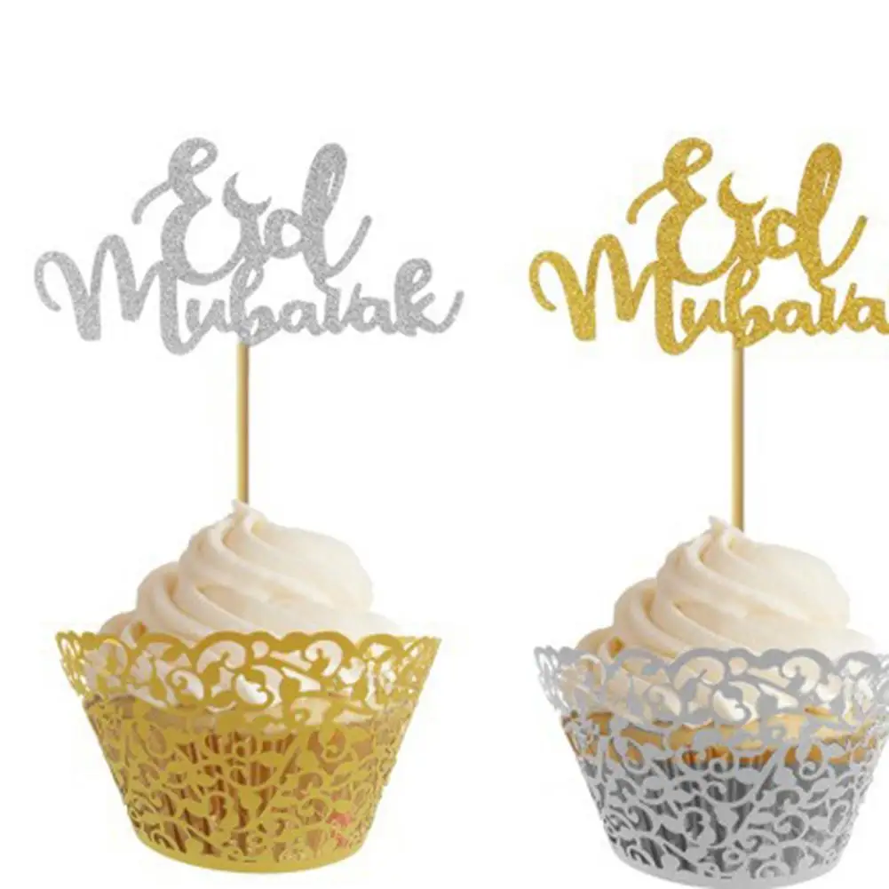 

Eid Mubarak Ramadan Cake Toppers Wedding Acrylic Cake Topper Muslim Islam Glitter Hajj Decor Acrylic Mubarak Cake Toppers Stand
