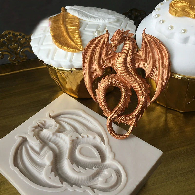 

Dragon Crafts DIY Cake Border Silicone Cake Mold Fondant Silicone Molds For Cakes Decoration Kitchen Baking Tool