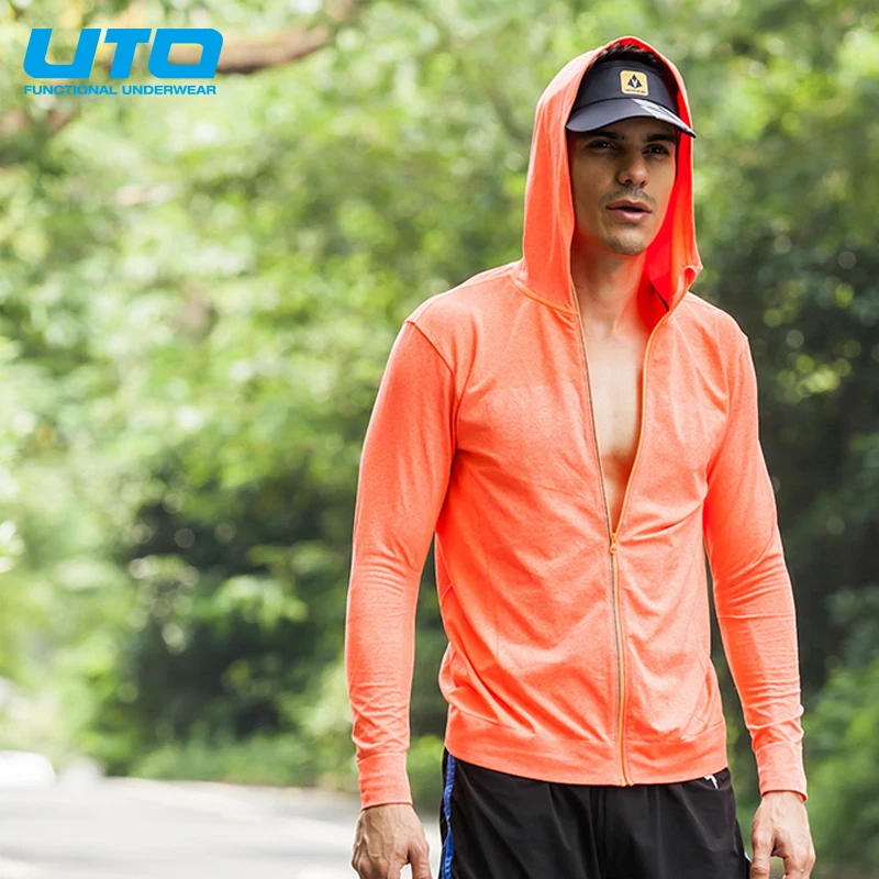 

UTO Men&Women Quick Dry Skin Running Jackets Outdoor Sports Brand Clothing Camping Hiking Male&Female Jacket 969101