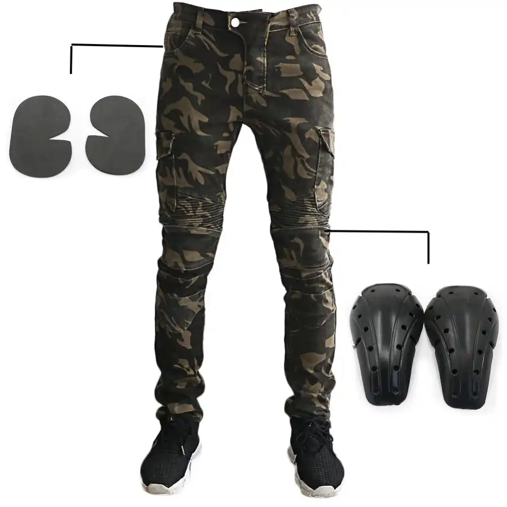 mens camo motorcycle pants