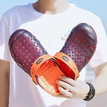 Летние Для Мужчин's садовые сабо тапочки из ЭВА Повседневное модные пляжные сандалии для Для мужчин, Для мужчин s слегка Тапочки мул сабо большой Размеры