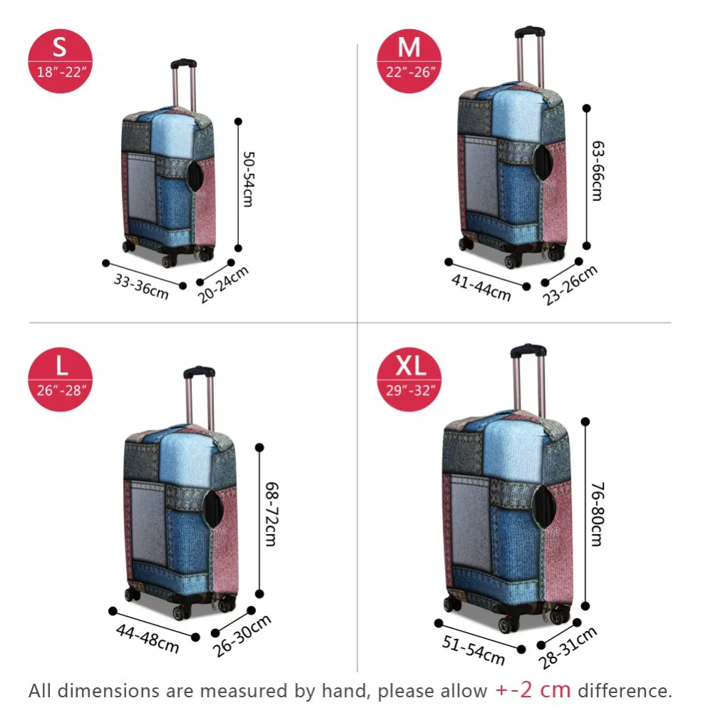 Dispalang Trendy Protective Baggage Cover Elastic Trolley Luggage Cover Rain Dust Cover For Suitcase Portable Travel Accessories Dispalang Trendy Protective Baggage Cover Elastic Trolley Luggage Cover Rain Dust Cover For Suitcase Portable Travel Accessories