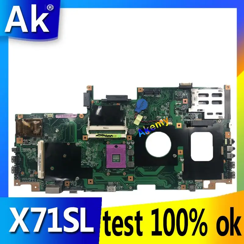 AK X71SL Laptop motherboard for ASUS X71SL X71S X71S Test original mainboard