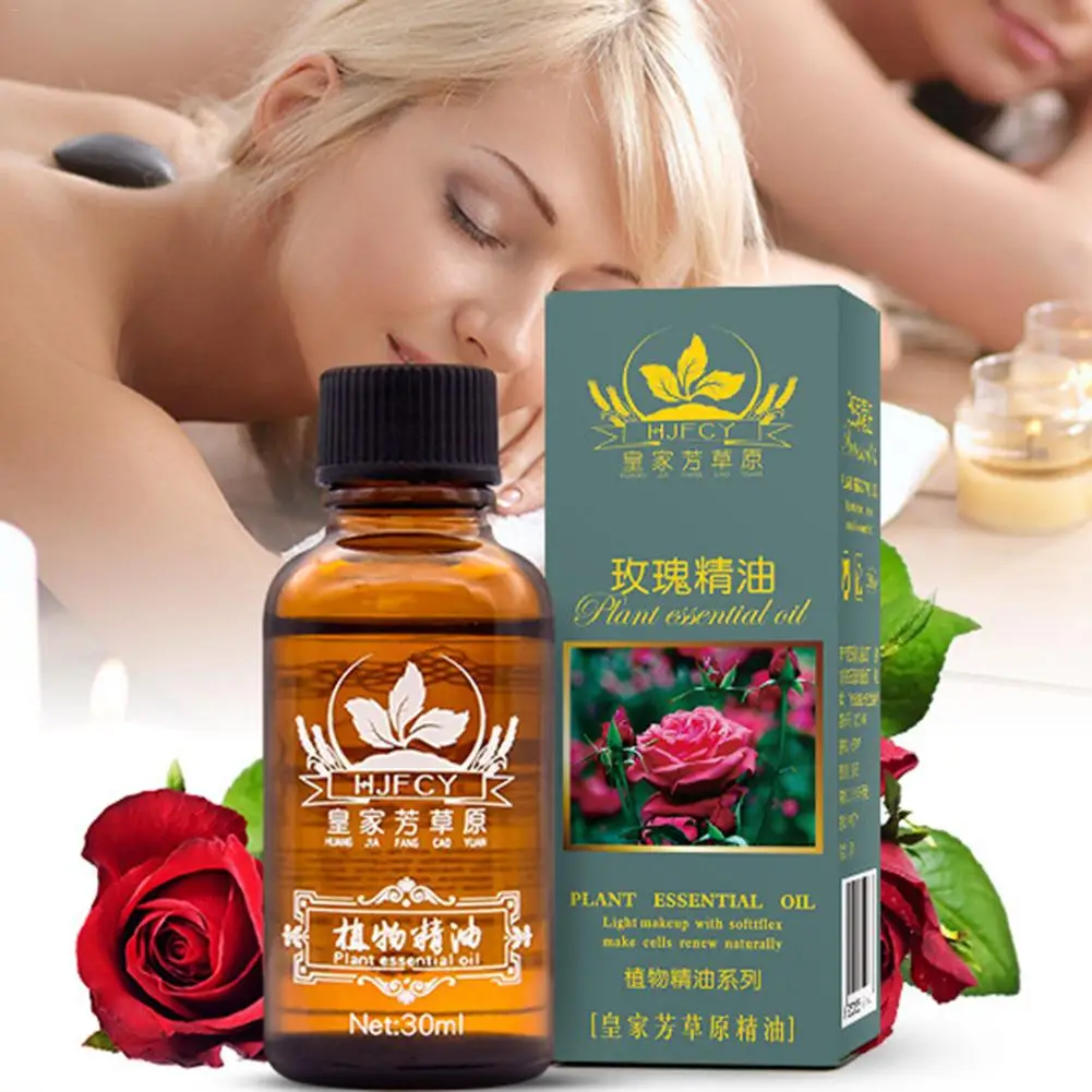 Natural Pure Rose Essential Oil For Body Massage Care Skin Whitening