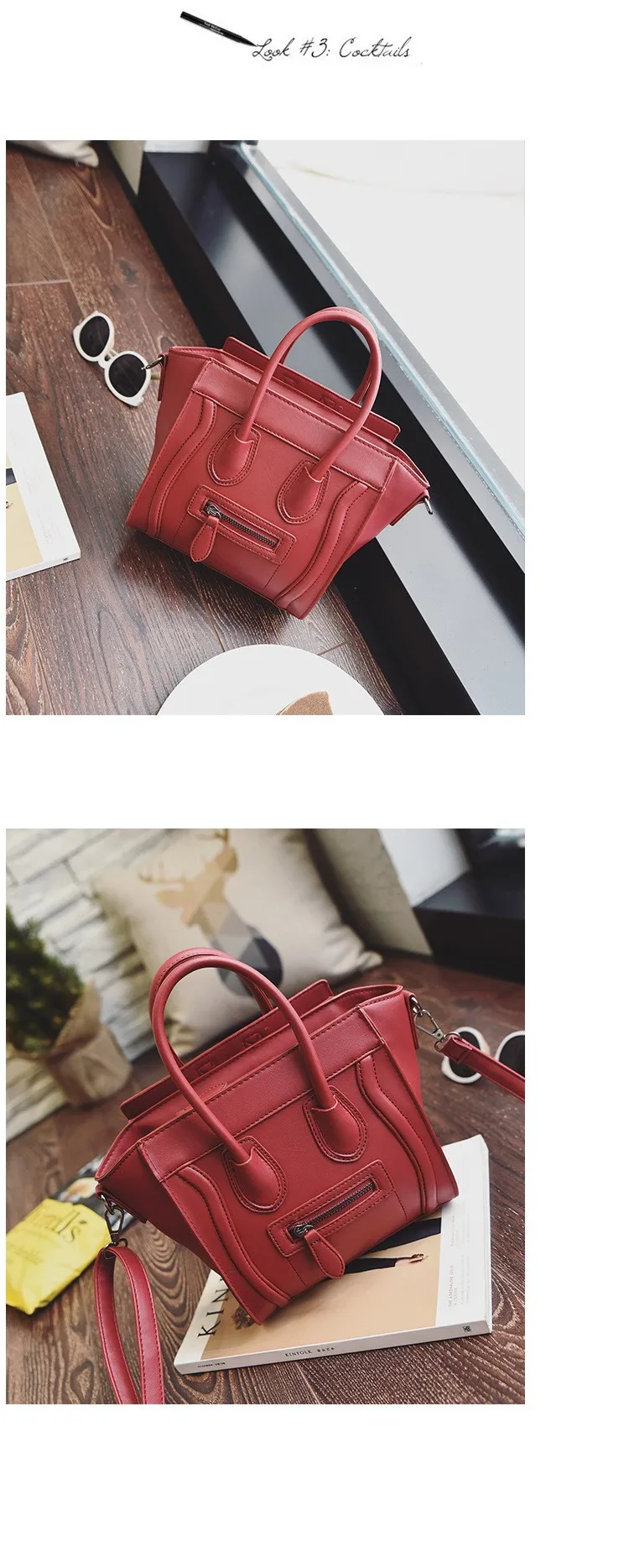 35 Handbags Summer Hit The New Color Wings Bag Oops Face Package European And American Fashion Trend Packet Casual Shoulder Bags