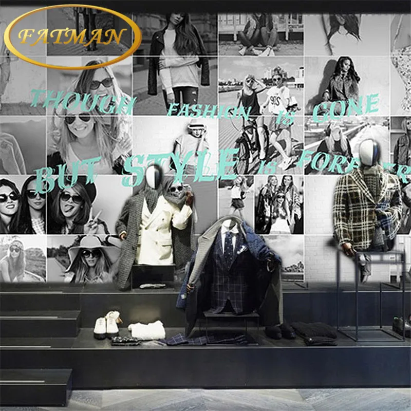 

Custom 3D photo wallpaper fashion magazine poster mural sofa TV background wall coffee house bedroom wallpaper mural