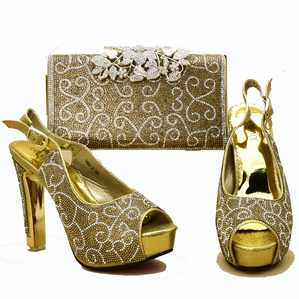 

Fashion sandals women with clutches bag with many stones african aso ebi party shoes and bag matching set italian SB8312-2