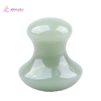 

HIMABM Natural Aventurine Mushroom Massage Stone For Health Body Reiking Healing Relax Tool Acupunture Point dark Circles Remove