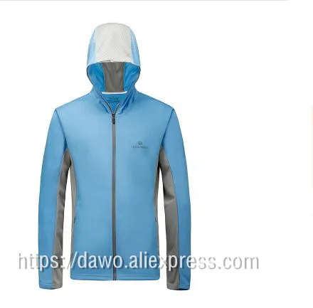 Летний стиль, мужская спортивная одежда для рыбалки, анти-москитная, быстросохнущая, дышащая, 40+, анти-УФ, мужские рубашки с капюшоном для рыбалки - Цвет: Ice silk 01