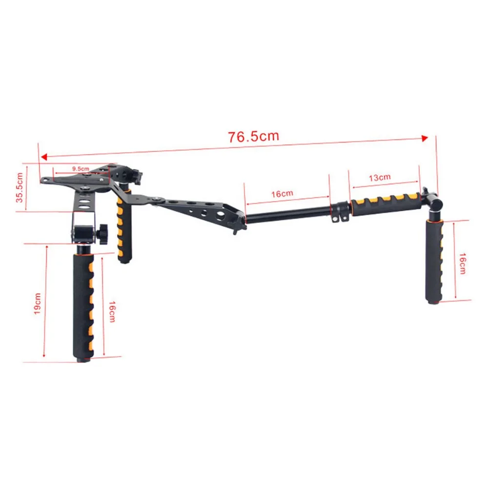 Новый портативный DSLR Rig фильм Комплект наплечное крепление видео фото студия